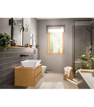 72568 REBRIS E MISCELATORE MONOCOMANDO LAVABO INCASSO PAR. NERO OPACO
