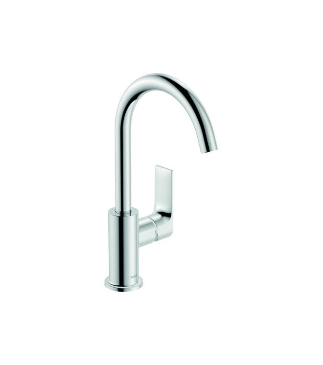 72576 REBRIS E SINGLE-LEVER BASIN MIXER W/TURNING SPOUT CHROME