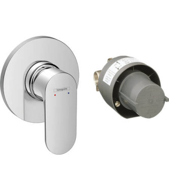 72648 REBRIS S RECESSED SINGLE-LEVER SHOWER MIXER SET CHROME
