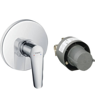 HG LOGIS E SET MISCELATORE DOCCIA AD INCASSO, CROMO