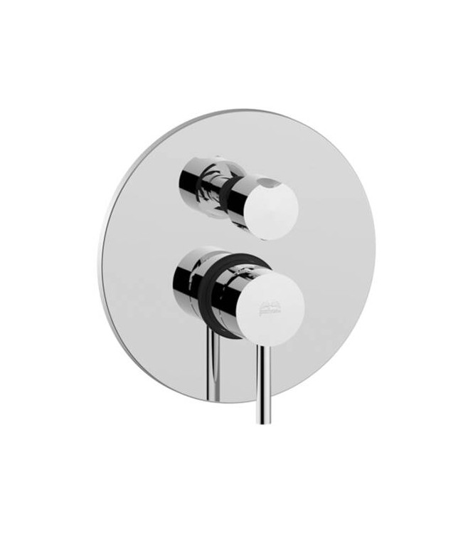 PAFFONI LIG018 LIGHT MISCELATORE INCASSO DOCCIA 2 USCITE CROMATO