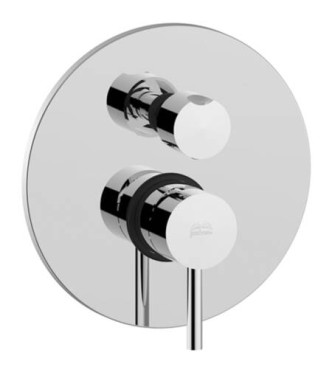 PAFFONI LIG018 LIGHT MISCELATORE INCASSO DOCCIA 2 USCITE CROMATO