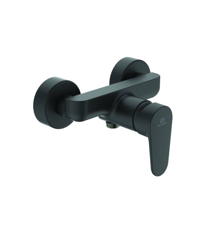 Miscelatore esterno doccia Ideal Standard Cerafine O senza accessori - Nero Seta  