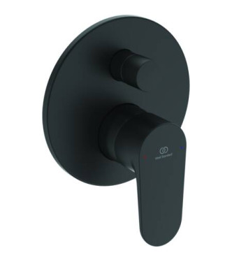 Parti esterne per miscelatore incasso vasca/doccia Ideal Standard Cerafine O - Nero Seta  