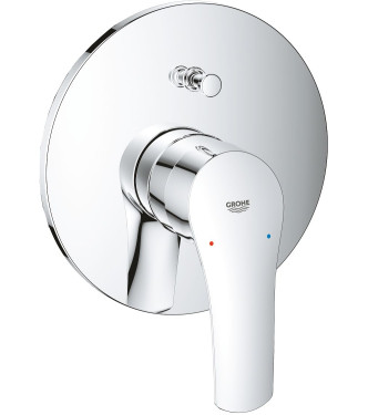 EUROSMART  MISCELATORE MONOCOMANDO VASCA/DOCCIA INCASSO CROMO