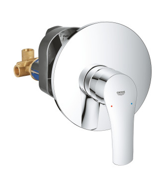 EUROSMART  MISCELATORE MONOCOMANDO DOCCIA INCASSO CROMO