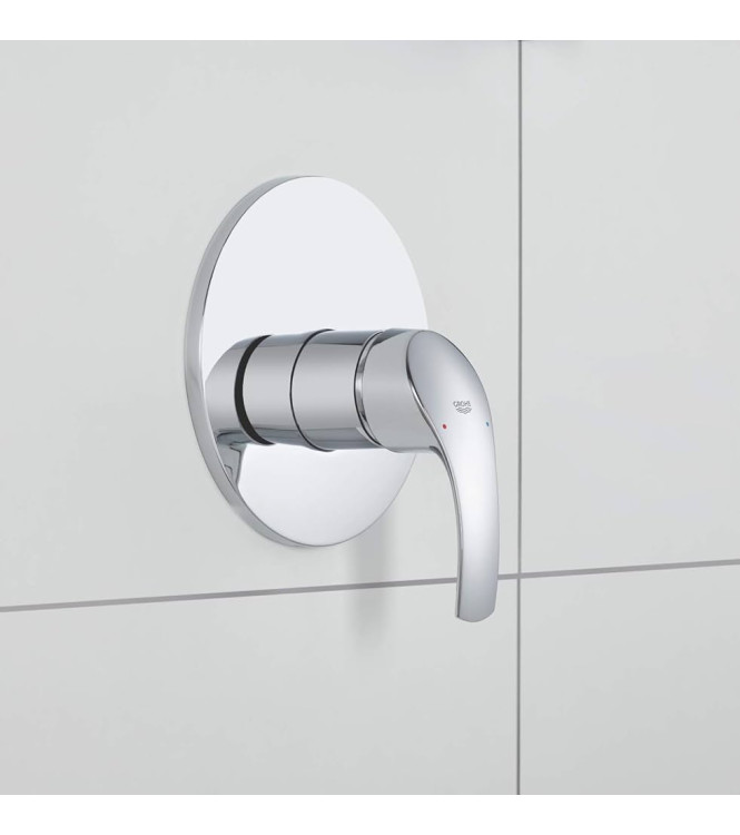 EUROSMART  MISCELATORE MONOCOMANDO DOCCIA INCASSO CROMO