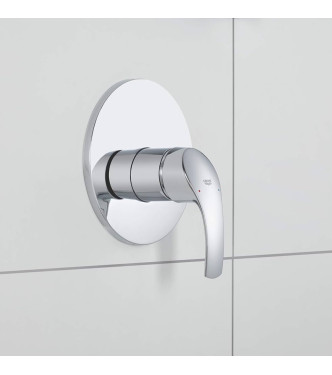 EUROSMART  MISCELATORE MONOCOMANDO DOCCIA INCASSO CROMO