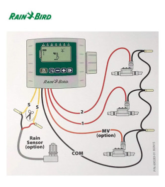Rain Bird WPX-1 battery-operated controller - 1 station, waterproof IP68