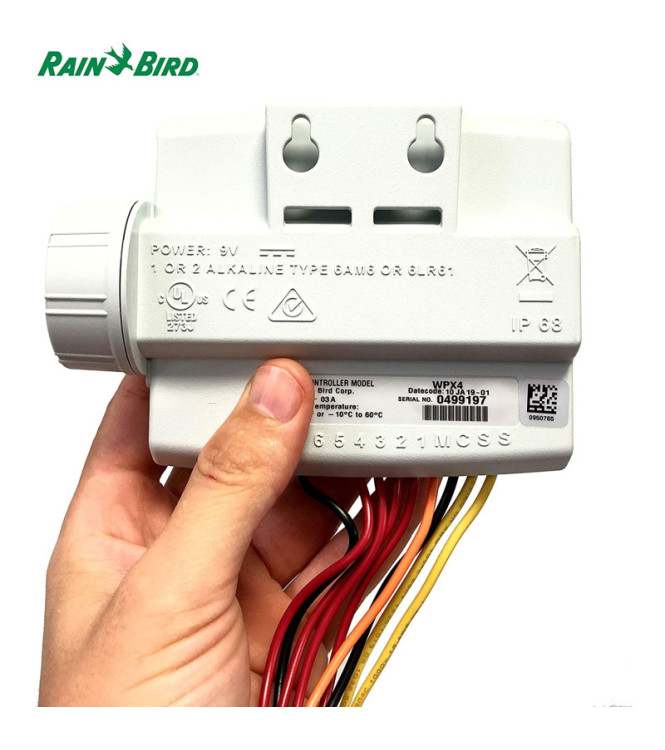 Rain Bird WPX-2 battery-operated controller - 2 stations, waterproof IP68