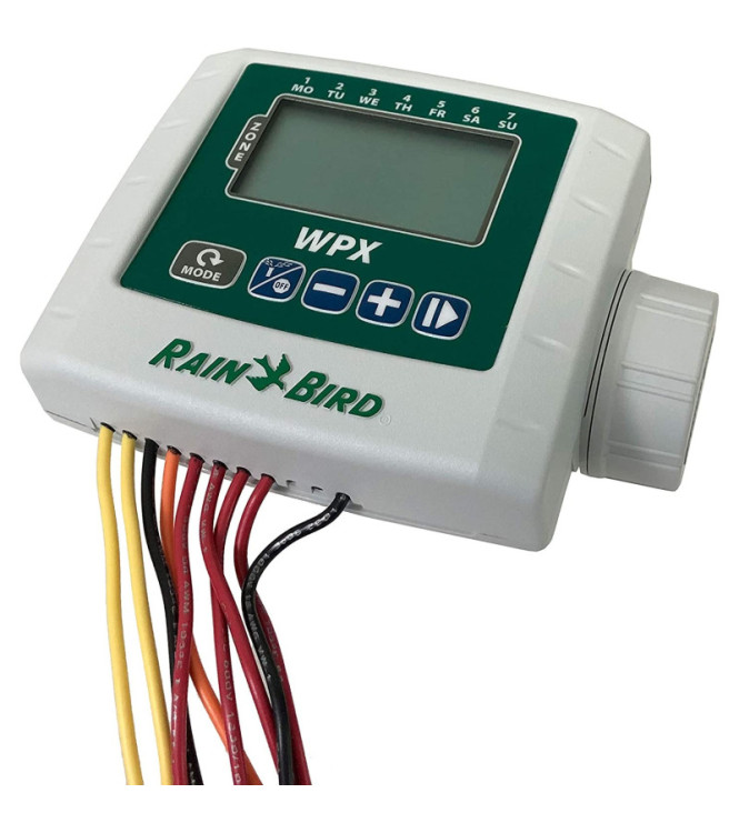 Rain Bird WPX-4 battery-operated controller - 4 stations, waterproof IP68