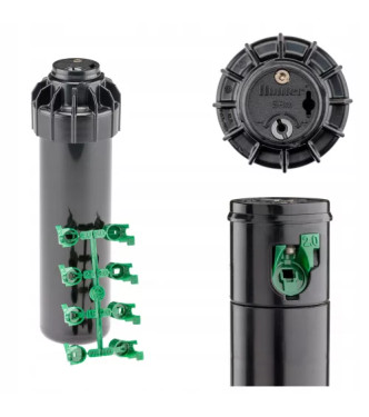 Irrigatore pop-up a turbina Hunter SRM-04 Â½" â€“ Arco regolabile 40Â°â€“360Â°, alzo 10 cm