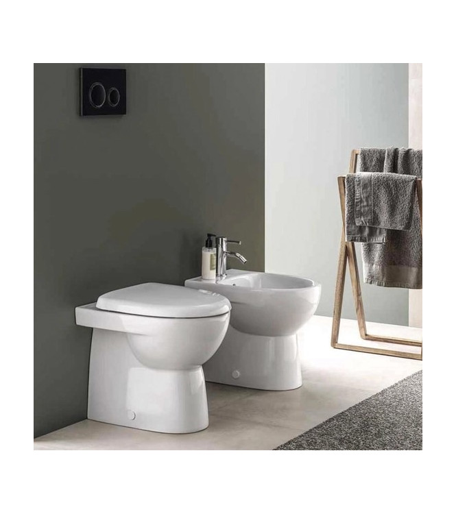 Set sanitari a terra Geberit Serie Selnova bianco lucido – 500.844.00.7 + 500.289.01.7 + 500.331.01.1