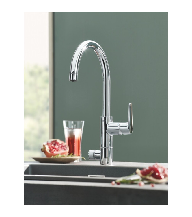 GROHE BLUE PURE EUROSMART 30499 MISCELATORE LAVELLO CON SISTEMA FILTRANTE BOCCA C CROMO