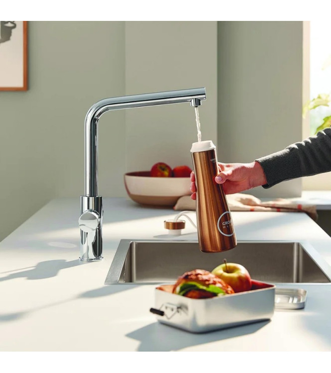 GROHE BLUE PURE MINTA 30589 MISCELATORE LAVELLO CON SISTEMA FILTRANTE 5 FASI CROMO
