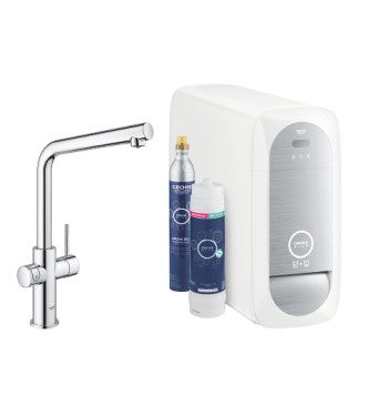 GROHE BLUE HOME 120832 SINK MIXER WITH FILTER SYSTEM L SPOUT CHROME