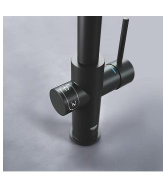 GROHE BLUE HOME 31454 SINK MIXER WITH FILTER SYSTEM SPOUT L BLACK
