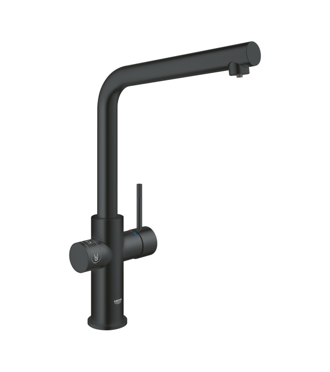 GROHE BLUE HOME 31454 SINK MIXER WITH FILTER SYSTEM SPOUT L BLACK