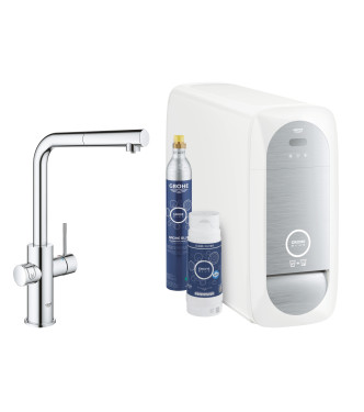 GROHE BLUE HOME 31539 MISCELATORE LAVELLO CON SISTEMA FILTRANTE BOCCA L CROMO