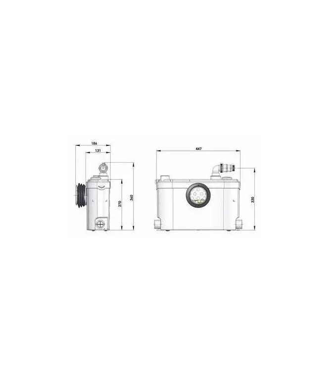SANISLIM SCARICO BAGNO COMPLETO