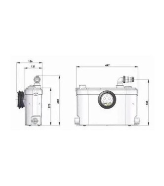 SANISLIM SCARICO BAGNO COMPLETO