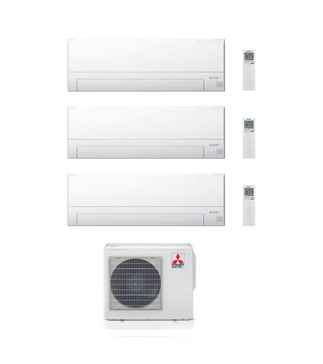 Mitsubishi MSZ-BT Trial Split 12000 +12000 +18000 BTU R32 Wi-Fi Inverter A++ air conditioner - MXZ-4F72VF4