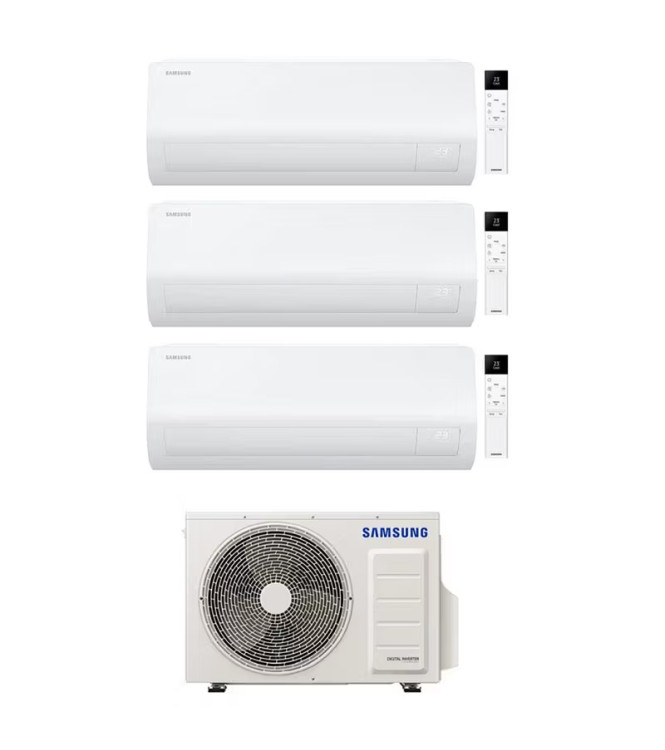 Condizionatore Samsung Cebu S2 7000+12000+18000 BTU Trial Split Inverter Wi-Fi  A++/A+ - AJ068TXJ3KG/EU