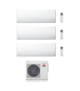 Condizionatore Mitsubishi Serie BT 9000+9000+12000 BTU Trial Split Inverter Wi-fi A++/A+ - MXZ-3F68VF4