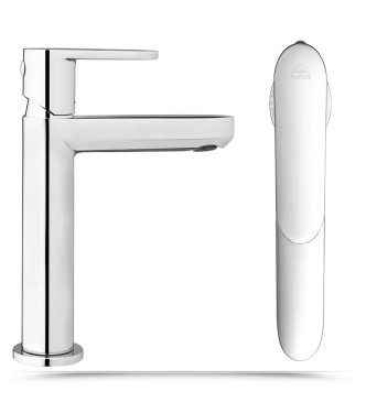 Set miscelatore lavabo e bidet senza scarico cromato - Candy di Paffoni