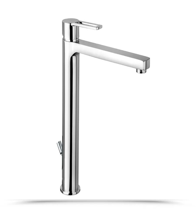 Paffoni "ringo" rubinetti lavabo canna alta e bidet scarico automatico