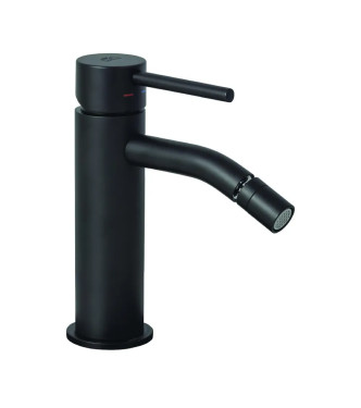 Set miscelatore lavabo prolungato e bidet con incasso doccia con deviatore nero opaco - Light di Paffoni