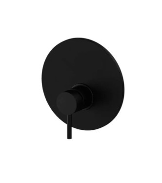 Set miscelatore lavabo e bidet canna a U con incasso doccia monocomando 11,6cm nero opaco - Light di Paffoni