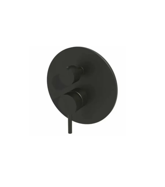 Set miscelatore incasso lavabo acciaio inox 17,8cm con bidet ed incasso doccia 3 uscite nero opaco - Light di Paffoni