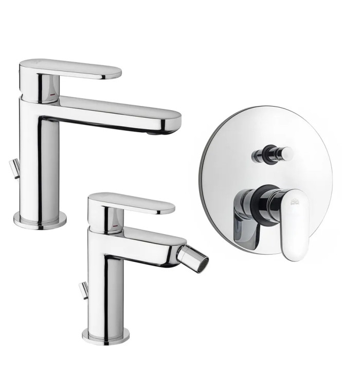 Paffoni Candy miscelatori lavabo bidet e incasso doccia con deviatore