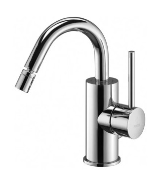 Set miscelatore lavabo e bidet canna a U con incasso doccia monocomando 11cm cromato - Light di Paffoni