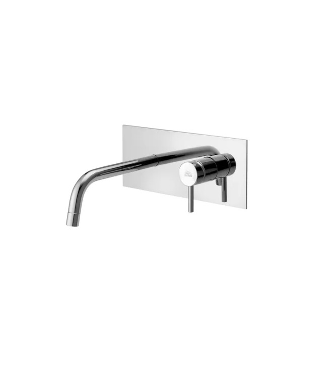 Set miscelatore incasso lavabo acciaio inox 17,8cm con bidet ed incasso doccia 3 uscite cromato - Light di Paffoni