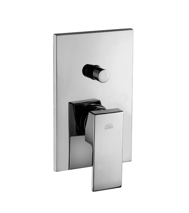 Set miscelatore lavabo 7x7 cm bocca 15 cm con bidet e incasso doccia con deviatore cromato - Elle di Paffoni