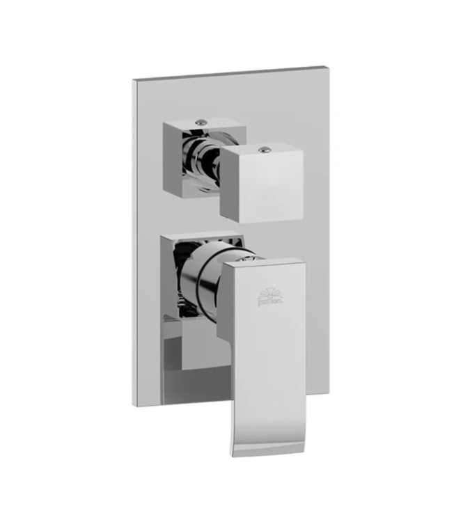 Set miscelatore lavabo 7x7 cm bocca 20 cm con bidet e incasso doccia 3 vie cromato - Elle di Paffoni