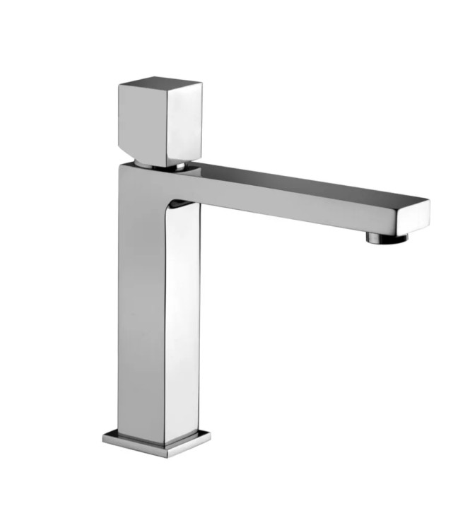 Set miscelatore lavabo medio e bidet con leva cubo con incasso doccia 3 vie cromato - Elle di Paffoni
