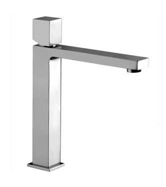 Set miscelatore lavabo prolungato e bidet con leva cubo con incasso doccia monocomando cromato - Elle di Paffoni