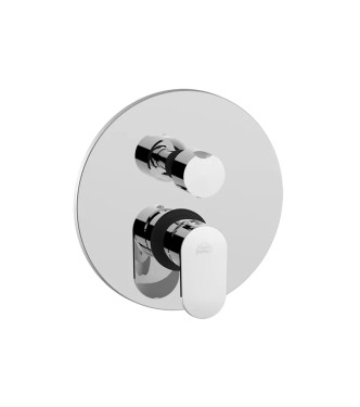 Set miscelatore lavabo prolungato e bidet con incasso doccia 2 uscite cromato - Candy di Paffoni