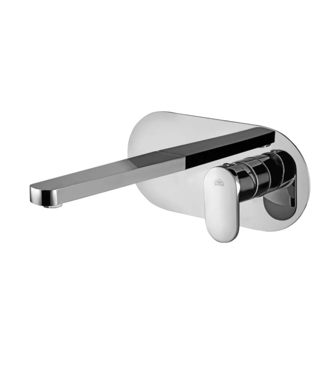 Set miscelatore lavabo bocca 24,5 cm con bidet ed incasso doccia con deviatore cromato - Candy di Paffoni