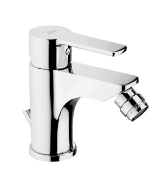 Set miscelatore lavabo bocca 24 cm e bidet con incasso doccia 2 uscite cromato - Red di Paffoni