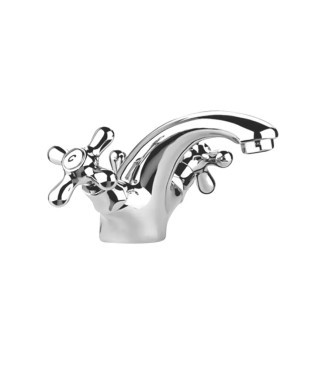 Miscelatori lavabo + bidet + gruppo vasca Paffoni iris in ottone cromato