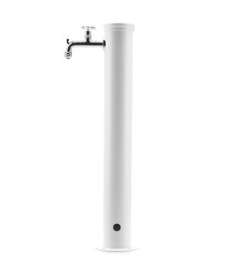 FONTANA CON GHIERA IN TINTA 1 RUBINETTO BIANCO