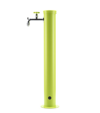 FONTANA CON GHIERA IN TINTA 1 RUBINETTO VERDE ACIDO