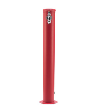 FONTANA CON GHIERA IN TINTA 1 RUBINETTO ROSSO