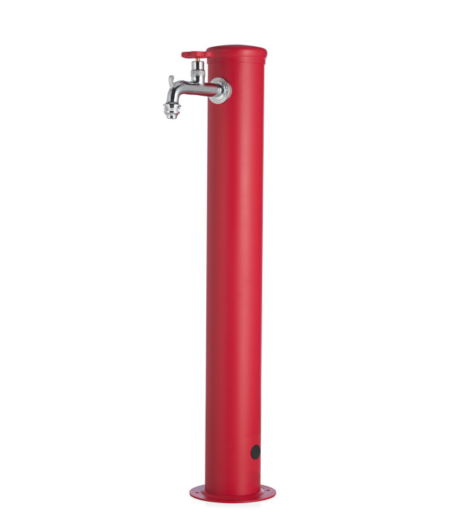 FONTANA CON GHIERA IN TINTA 1 RUBINETTO ROSSO