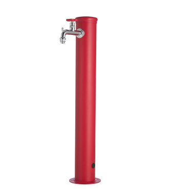 FONTANA CON GHIERA IN TINTA 1 RUBINETTO ROSSO