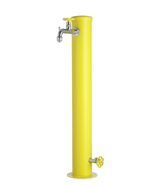 FONTANA CON GHIERA IN TINTA 2 RUBINETTO GIALLO